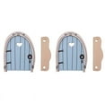 2X Fairy Door Fairy Door Wooden Fairy Door Tree Decorations Door Window