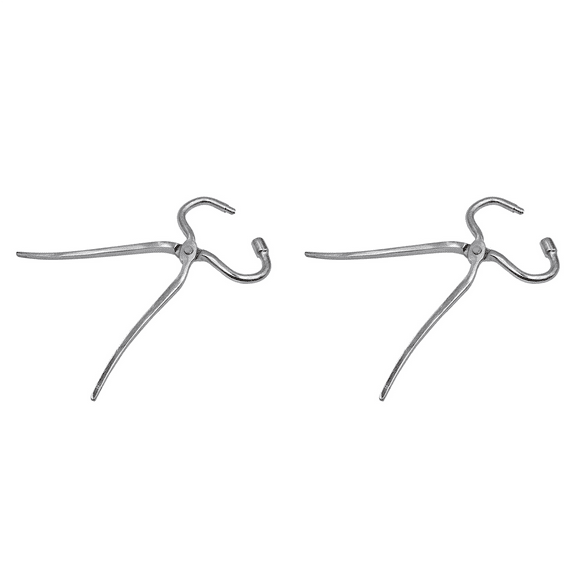 2X Farm Equipment Bull Cattle Nose Pliers Cow Nose Clip Piercing Drilling Tools Bovine Punch Plier Puncher Ranch Pasture