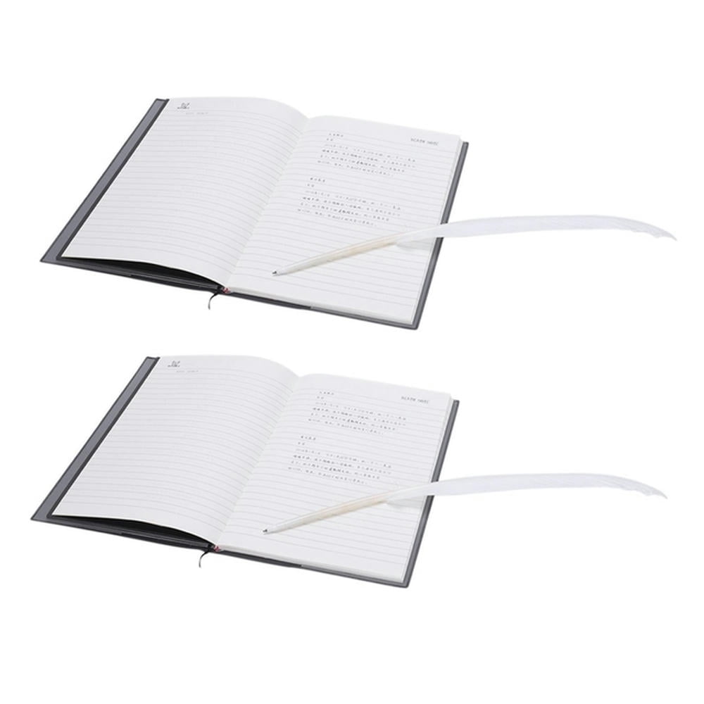 2X Fashion Anime Theme Death Note Cosplay Notebook School Large Writing Journal 20.5Cm X 14.5Cm