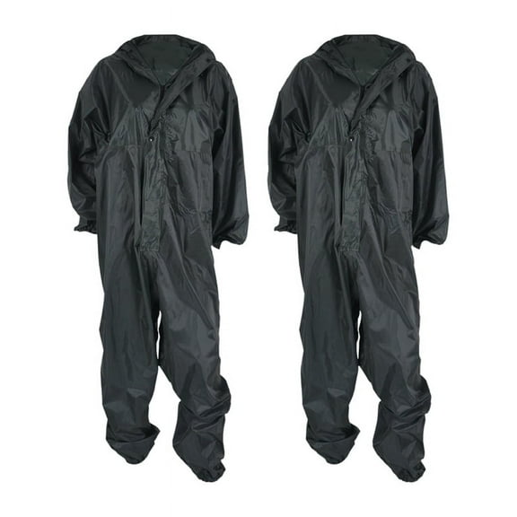 2X Fashion Motorcycle Raincoat /Conjoined Raincoat/Overalls Men and Women Fission Rain Suit Rain Coat Size XL