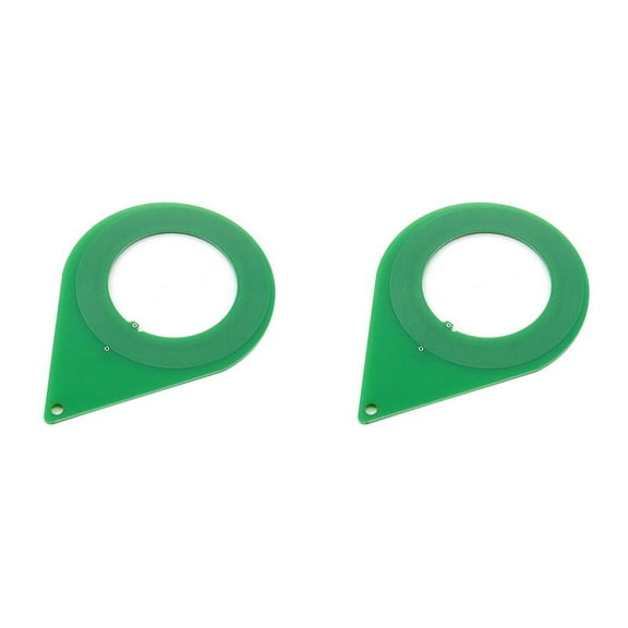 2X Fast Checking Chip Tool Immobiliser ECU Induction Signal Detection Auto Lock Check Ring Car Key Test Coil Agreeable,2 x ECU Induction Signal Detection Card,Green