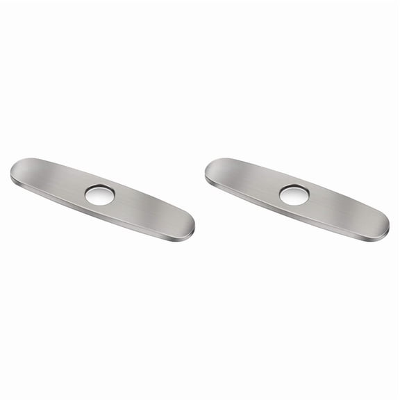 2X Faucet Deck Plate,10Inch Cover Plate for Holes Kitchen