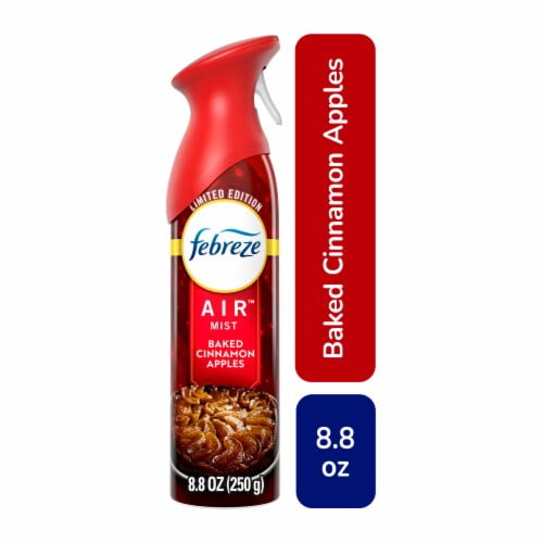 2X - Febreze Air Effects Odor-Fighting Air Freshener Apple Cider Aerosol Can 8.8 oz