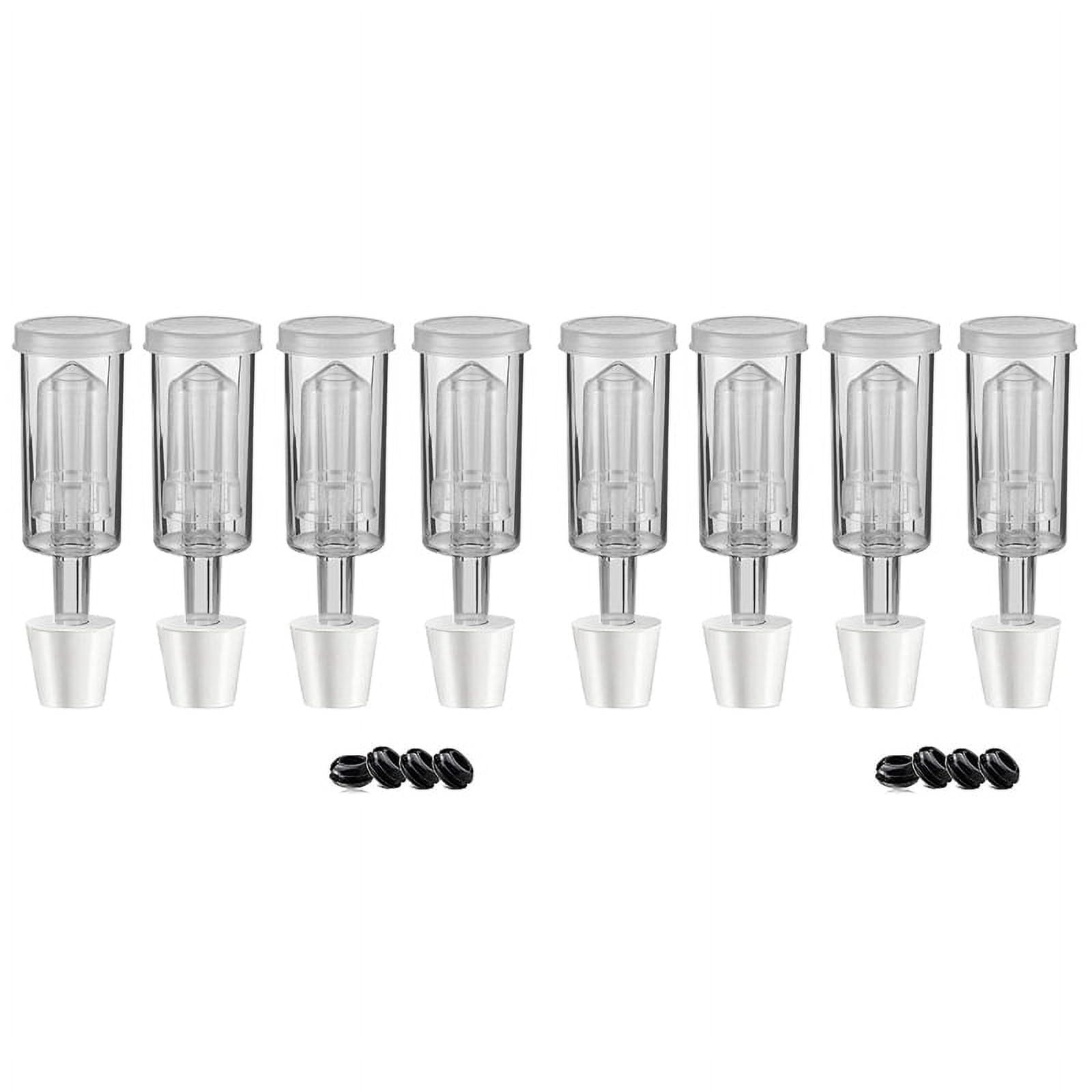 2X Fermentation Lids Airlock Kit with 6 Stopper,Air Locks Fermentation
