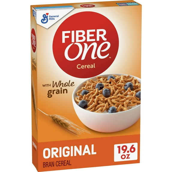 2X - Fiber One Original Bran Breakfast Cereal 19.6oz - General Mills