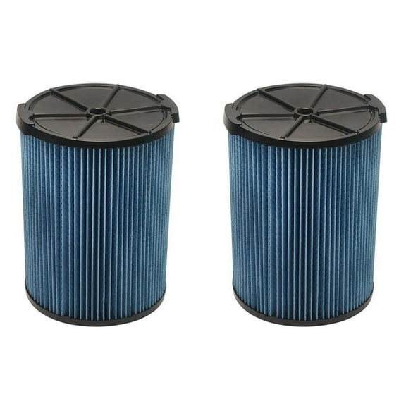 2X Filter for VF5000 Vacuum Cleaner 3-Layer Pleated Paper Wet/Dry Vacuum Filter Vacuum Cleaner Parts