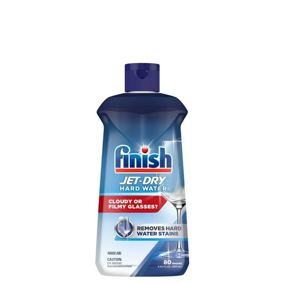 Finish Jet Dry Dishwasher Rinse Aid Hardwater Protection - 8.45oz