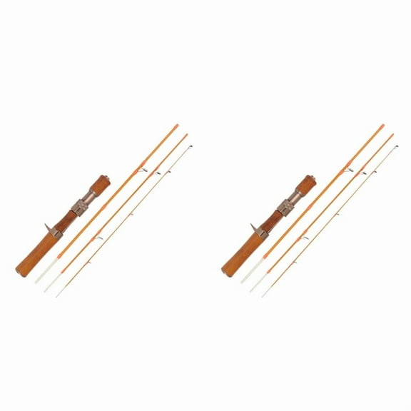 2X Fishing Rod Carbon Fiber Casting Lure Pole Bait 1.5-9G Line Wood Handle Fast Trout Fishing Rods Casting Rod