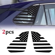 2X Fits 2019-2025 Toyota Rav4 Rear Quarter Window American Flag Decal Sticker