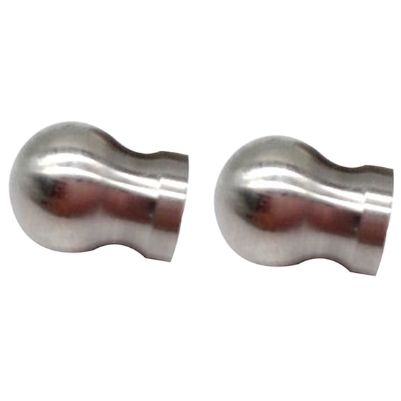 2X Folding Bike Catch Ball Head Tube Bolt for Titanium Alloy Bicycle Catch Ball,2x Bike Catch Ball for Brompton,Silver