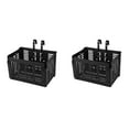 thumbnail image 1 of 2X Folding  Rear Bike Basket,Black,31.5 X22.5x20.5cm/12.4 X 8.8 X 8.0inch(Open)Universal Bike Baskets,Bike Storage, 1 of 8