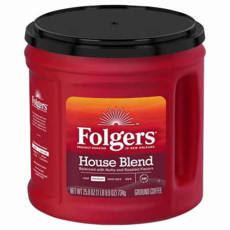 2X-Folgers Medium House Blend Ground Coffee - 25.9 oz
