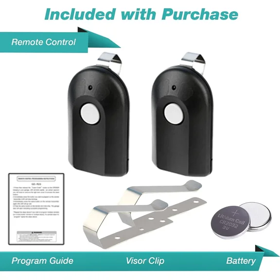 2X For Genie Intellicode Acscto Type 3 Garage Door Opener Remote Replacement