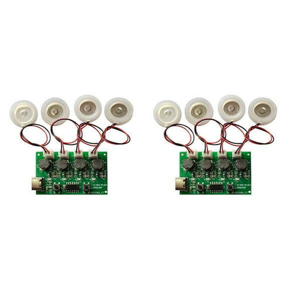 2X Four- Humidifier Module Humidifier Control Board Atomizer Driver Board Four- Humidifier Module,Set A