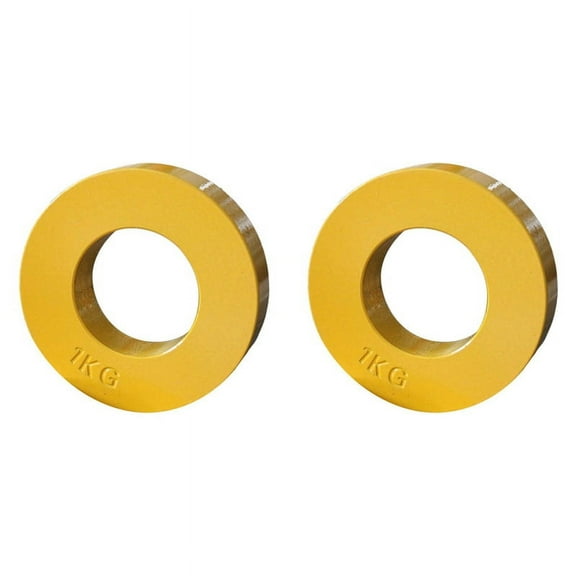 2X Fractional Weights Fractional Weights Mini Weight Plates Strength Training Plates Accurate Disk Accessory Yellow 1Kg