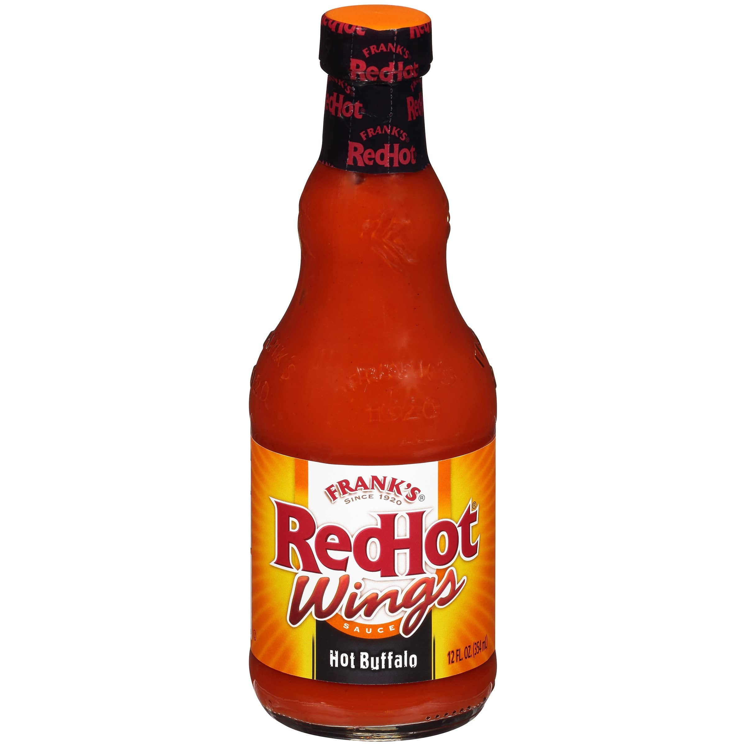 2X - Frank,S Redhot Hot Buffalo Wings Hot Sauce, 12 Fl Oz