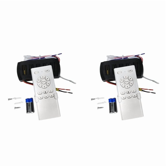 2X Frequency Conversion Ceiling Fan Remote Control Kit 6 Speed High Voltage Receiver Light Controller