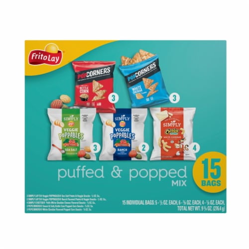 2X - Frito Lay Puff & Pop Variety Mix Snacks