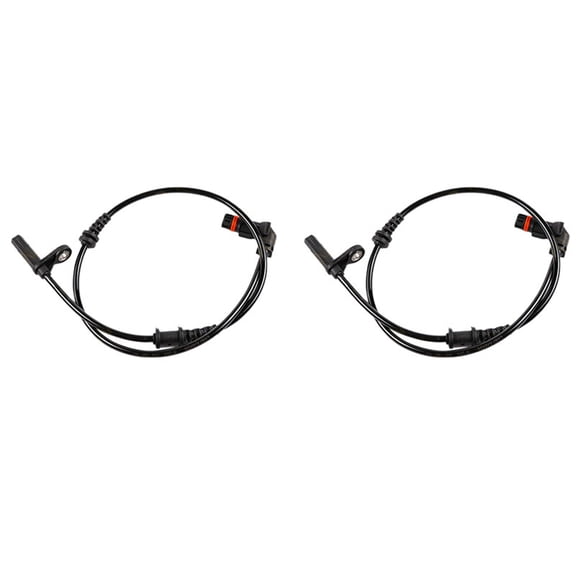 2X Front Axle L/R ABS Wheel Speed Sensor A2049052905 for - C-CLASS C180 C200 C250 C350 W204 C204 S204,2 x speed sensor,Black