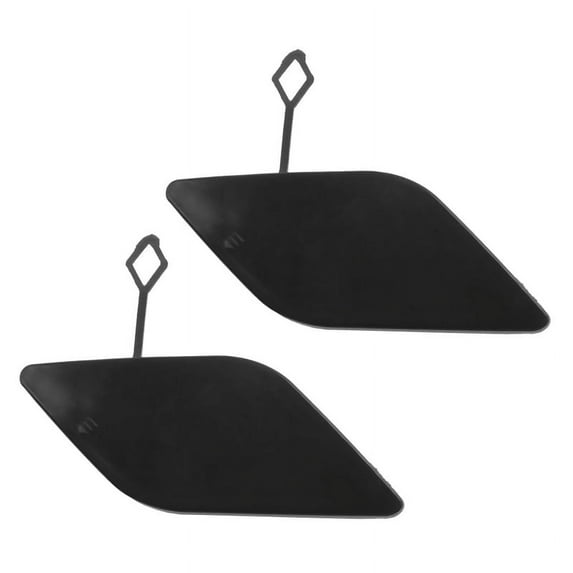 2X Front Bumper Tow Hook Cover Cap for E-Class W212 E300 E350 E400 E500 Black,2 x Front Bumper Tow Hook Cover Cap,Black