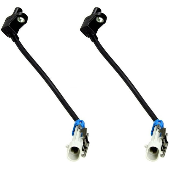 2X Front Driver Passenger Side ABS Wheel Speed Sensor Compatible With Cadillac DTS 09-11 25678857
