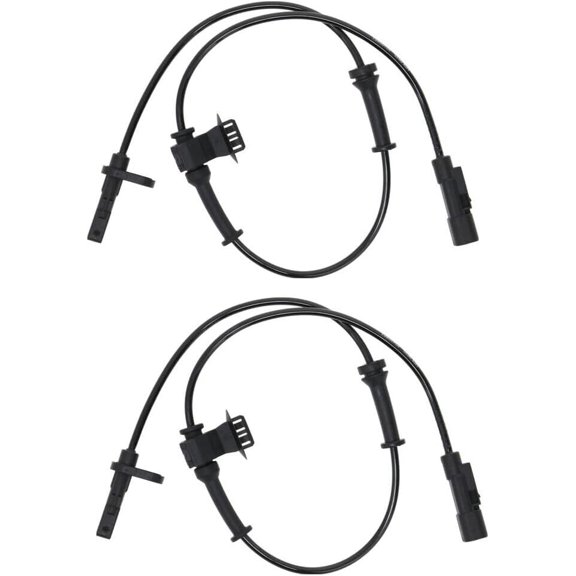 2X Front Driver Passenger Side ABS Wheel Speed Sensor Compatible With Chevrolet Camaro RWD 2010-2015 92199861