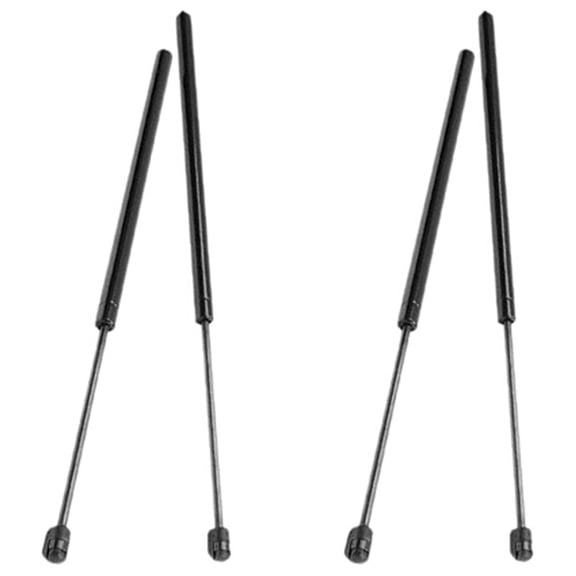 2X Front Engine Hood Support Rod Lift Hood Hydraulic Gas Jackstay Strut Bars for W203 C230,4* Hydraulic rod,Black & Silver