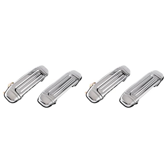 2X Front Pair Outside Door Handle Plating for Montero V46 V31 V32 V33 V43 V45 V46 MR156876 MR156875,4 * Car Outside Door Handles(Left +Right),chrome-plated