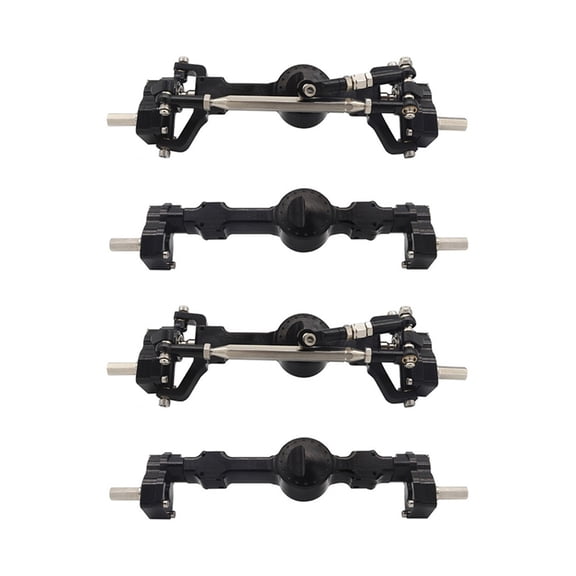 2X Full Metal Front and Rear Portal Axle for MN D90 MN-90 MN96 MN98 MN99S MN45 1/12 RC Car Upgrade Parts Accessories,A