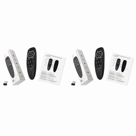 2X G10S Pro Remote Control for Android TV Box Voice Remote Control 2.4G Wireless Mouse Gyroscope IR Remote LED Backlight