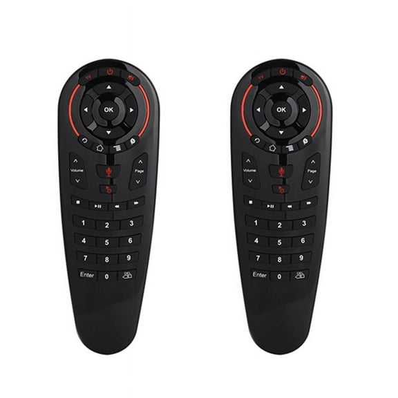 2X G30S Voice Air Mouse Remote Control 33 Keys IR Learning Gyro Sensing Wireless Smart Remote for Android TV Box