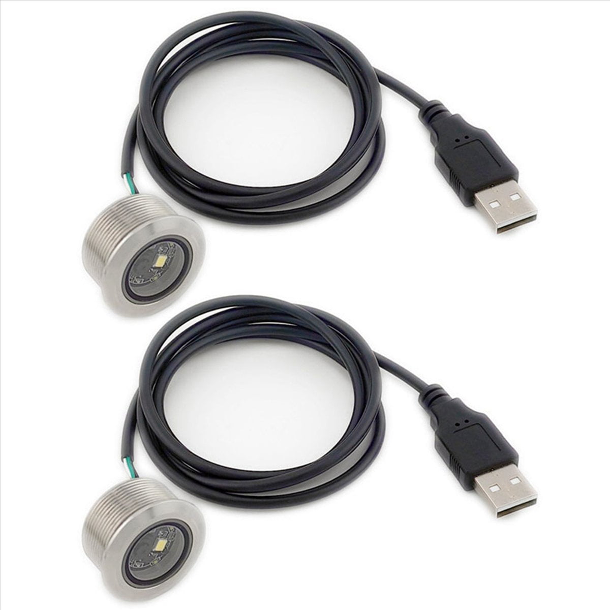 2X GM861 USB Interface 1D/2D Bar Code QR Code Barcode Scanner Module Stainless Steel Thread with Fill Light