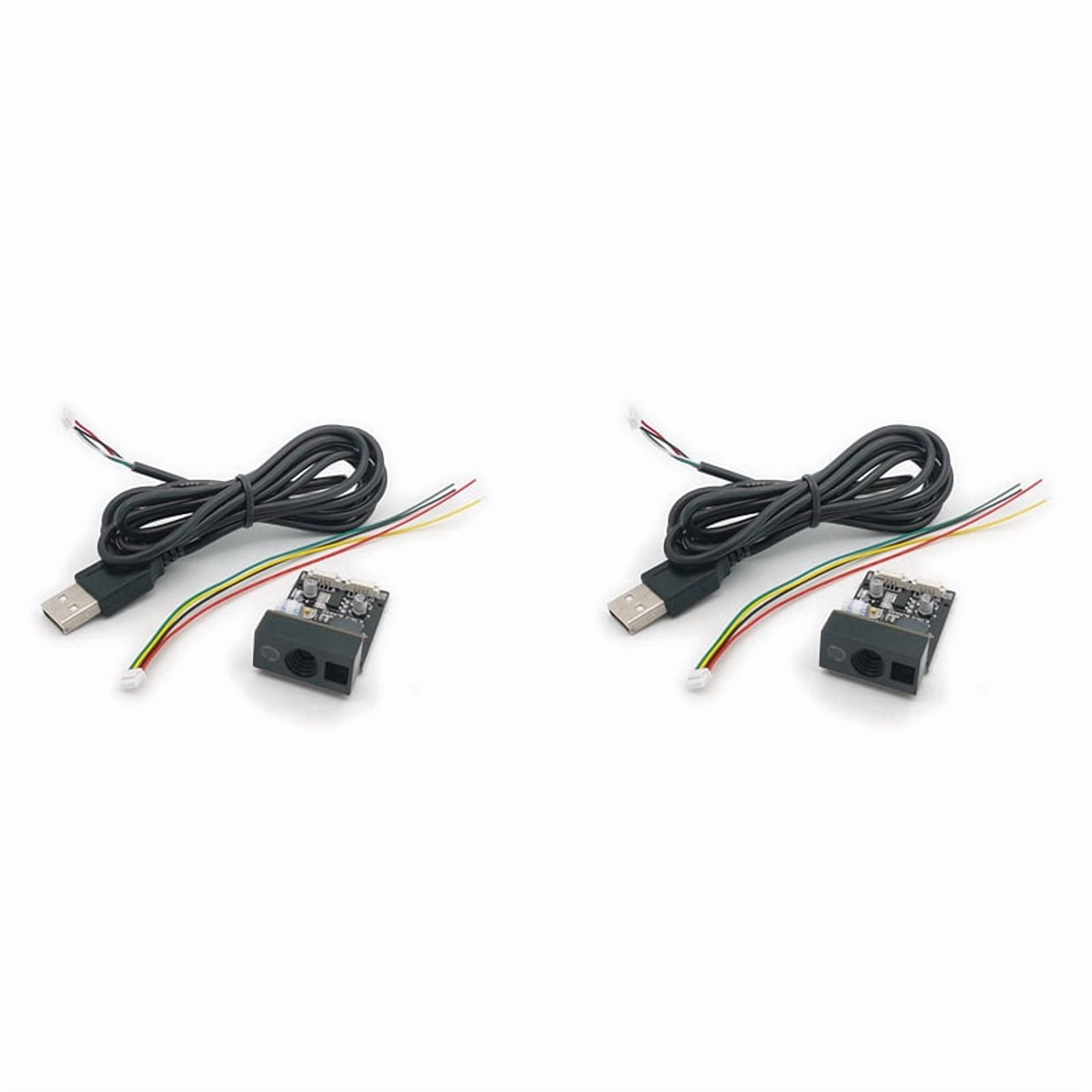 2X GM865 1D 2D Barcode Scanner USB TTL Bar Code Reader QR Code Module CMOS with Cable for Bus Supermarket ,Distant Lens
