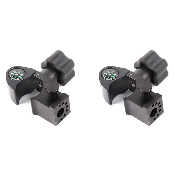2X GPS Range Pole Cradle Bracket for Trimble Handheld Open Data Collector with Compass Quick Release Pole Clamp, A