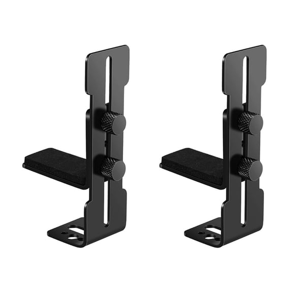 2X GPU Support Frame Adjustable GPU Brace Prevent Sagging Video Card Support Bracket for Chassis 12cm Fan Position Black