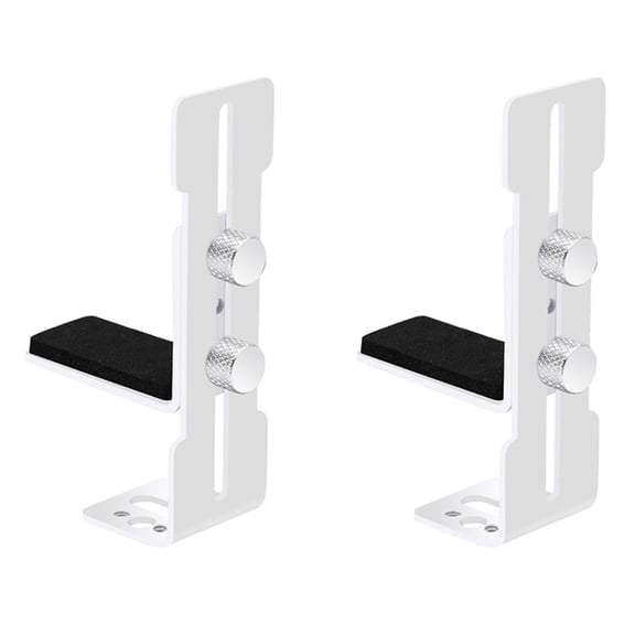 2X GPU Support Frame Adjustable GPU Brace Prevent Sagging Video Card Support Bracket for Chassis 12cm Fan Position White