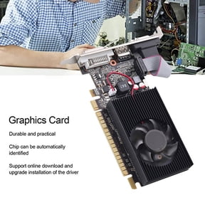 2X GT 610 1G Ultra-Fast Graphics Card 1GB 64Bit DDR3 810/500MHz PCI-E 1.1 X16 Small Chassis PC Gaming Graphics Card