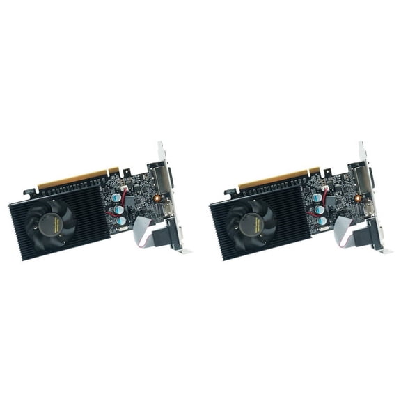 NEW 2X GT730 2GB Graphics Card DDR3 64Bit Cards GT 730 Video -Compatible