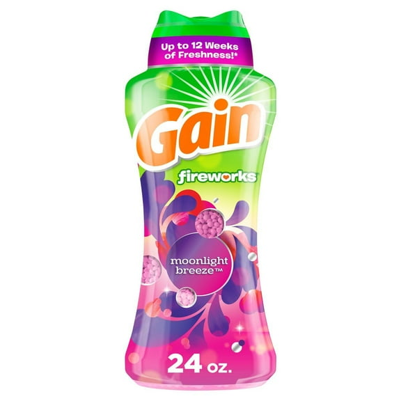 2X - Gain Fireworks In-Wash Moonlight Breeze Scent Booster Beads - 24oz