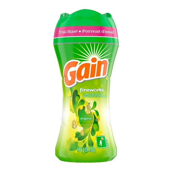 2X - Gain Original Fireworks In-Wash Laundry Scent Booster Beads - 5.7oz