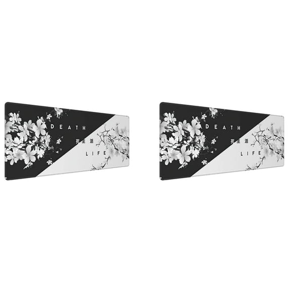 2X Gaming Mouse Pad, Mouse Mat Desk Pad, Stitched Edges Mousepad, 31.5 x 11.8 Inch