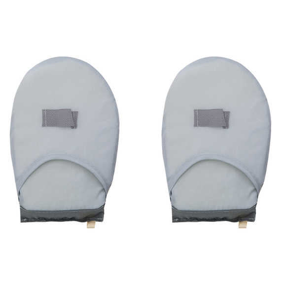 2X Garment Steamer Ironing Gloves Anti Steam Glove Heat Garment Steamer Mitt, Garment Steamer for Clothes,2 x Gloves,Grey