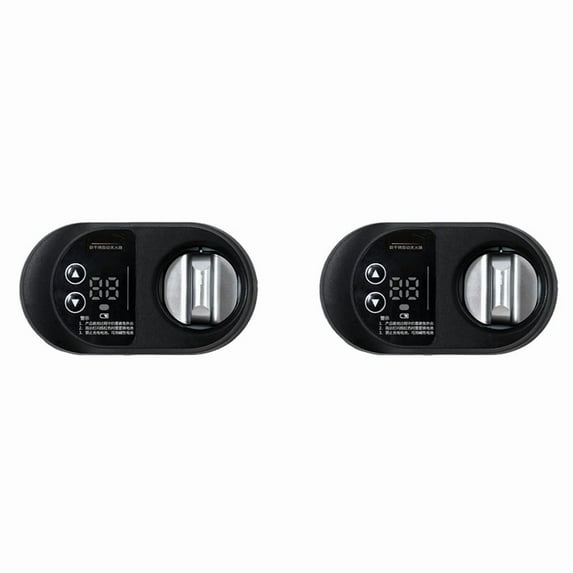 2X Gas Stove Automatic Fire Off Timer Kitchen Smart Switch Anti-Dry Accessories Natural Gas Gas Stove Timer(Left Switch)