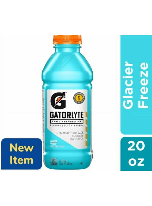 2X - Gatorade Gatorlyte Blue Glacier Freeze Sports Drink Bottle