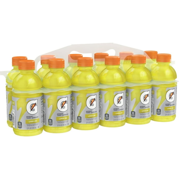 Gatorade Thirst Quencher, Lemon Lime 12 Fl Oz Bottles, 12 Pack