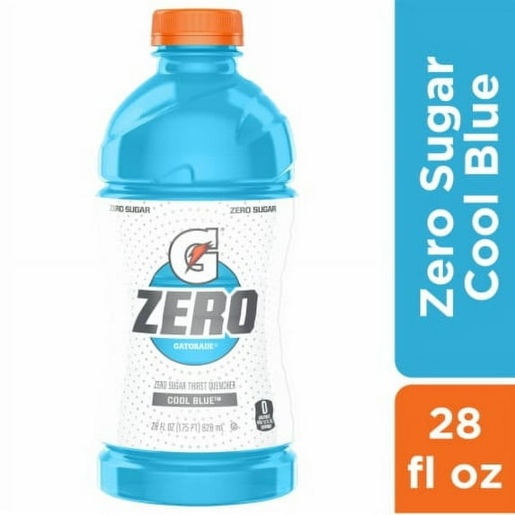 Gatorade Zero Sugar Cool Blue Sports Drink Bottle 28 fl oz - Pack of 2