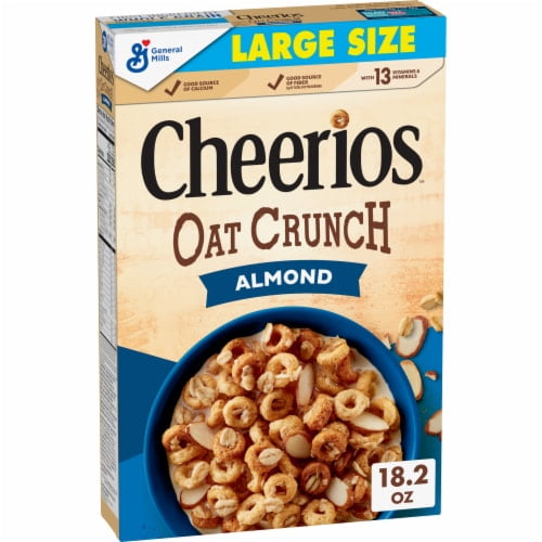 2X-General Mills Cheerios Oat Crunch Almond Large Size Cereal - 18.2 oz