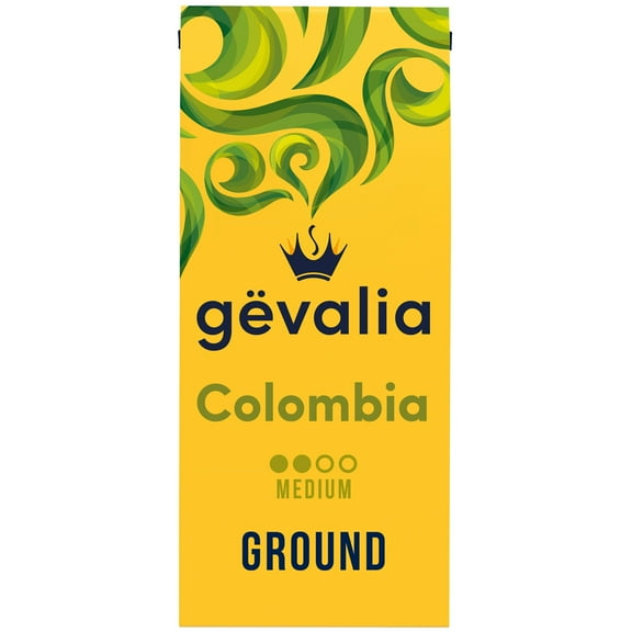 2X - Gevalia Colombian Medium Roast Ground Coffee (12 Oz Bag)
