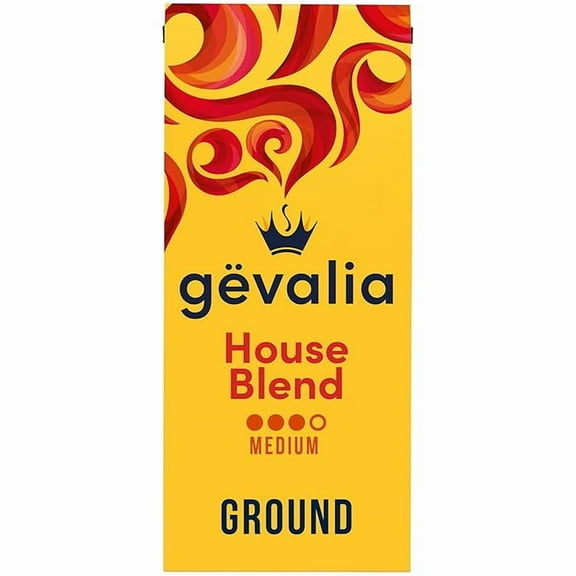 Gevalia House Blend Medium Roast Ground Coffee (12 oz Bag) ( Pack of 2 )