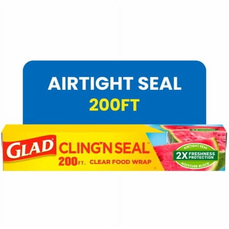 2X - Glad Cling N Seal Plastic Food Wrap